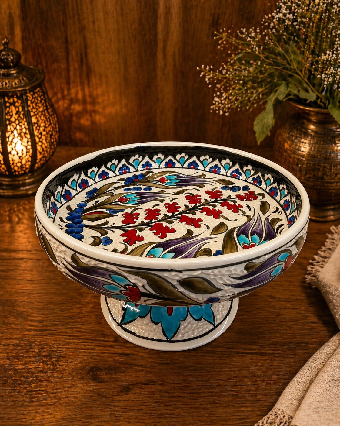 Handmade Turkish Serving Bowl