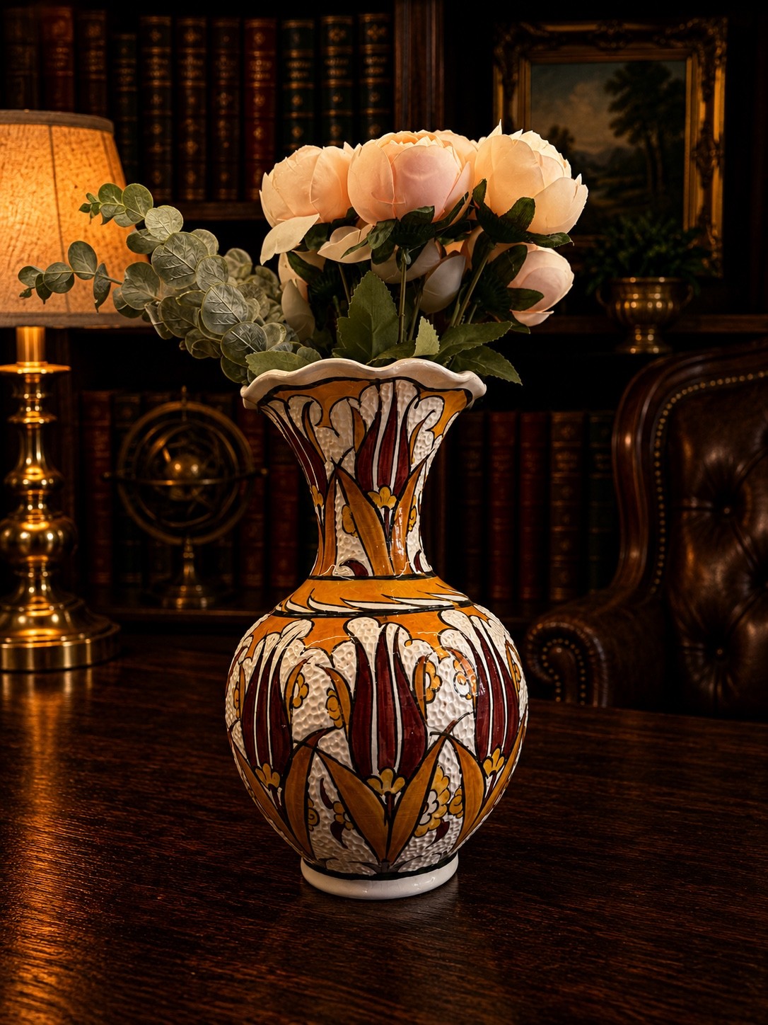 Ottoman Heritage Ceramic Vase